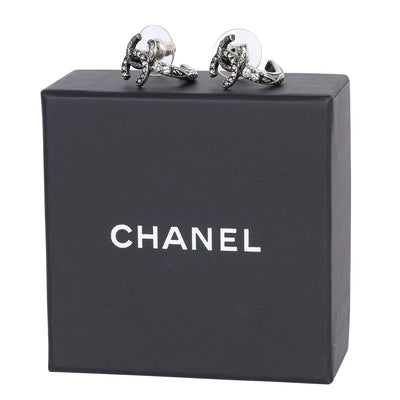 COCO Mark rhinestone earring Metal Ladies