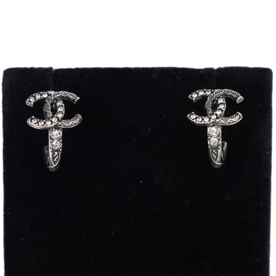 COCO Mark rhinestone earring Metal Ladies