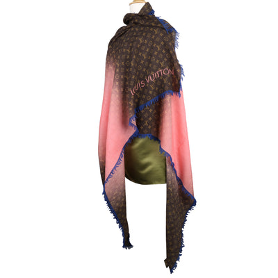 Silk Monogram Square Scarf Multicolor