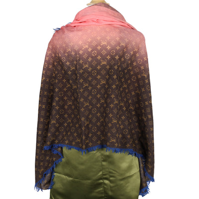 Silk Monogram Square Scarf Multicolor