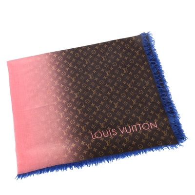 Silk Monogram Square Scarf Multicolor