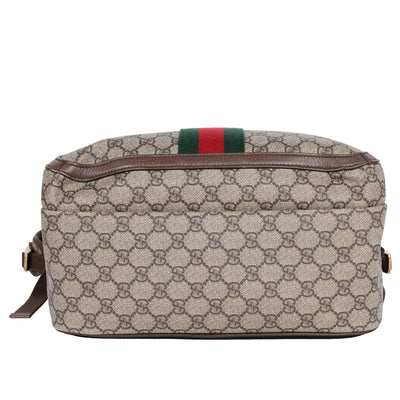 GG Supreme Monogram Ophidia Day Backpack Brown
