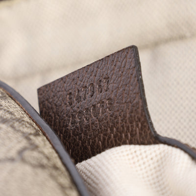 GG Supreme Monogram Ophidia Day Backpack Brown