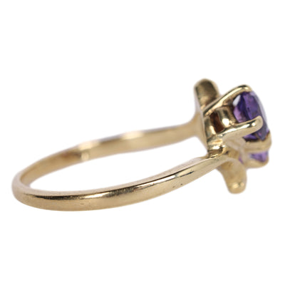 Amethyst Ring Yellow Gold 6.5