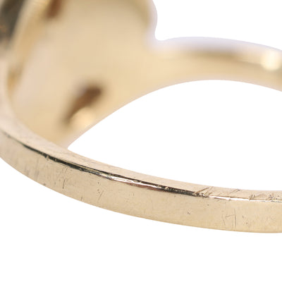 Double Pearl Ring 10KT Size 6.5