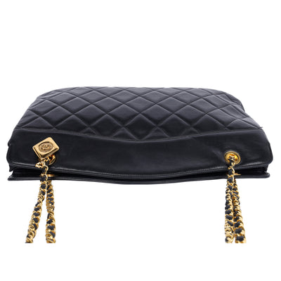 Quilted Lambskin Leather Shoulder Bag