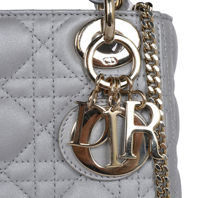 Lady Dior Chain Bag Cannage Quilt Lambskin Mini