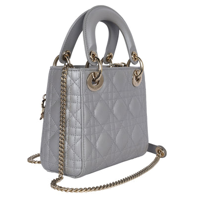 Lady Dior Chain Bag Cannage Quilt Lambskin Mini
