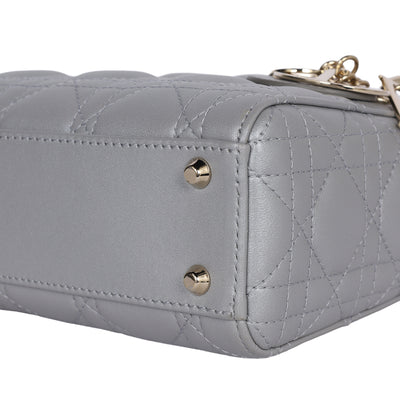 Lady Dior Chain Bag Cannage Quilt Lambskin Mini