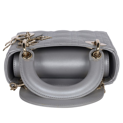 Lady Dior Chain Bag Cannage Quilt Lambskin Mini