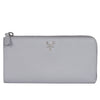 Saffiano Triangle Half Zip Wallet