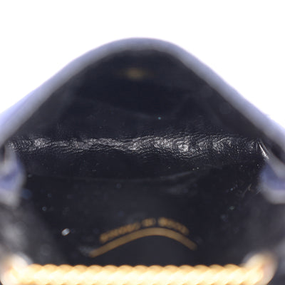 Jersey Micro Mini Shoulder Bag Blue