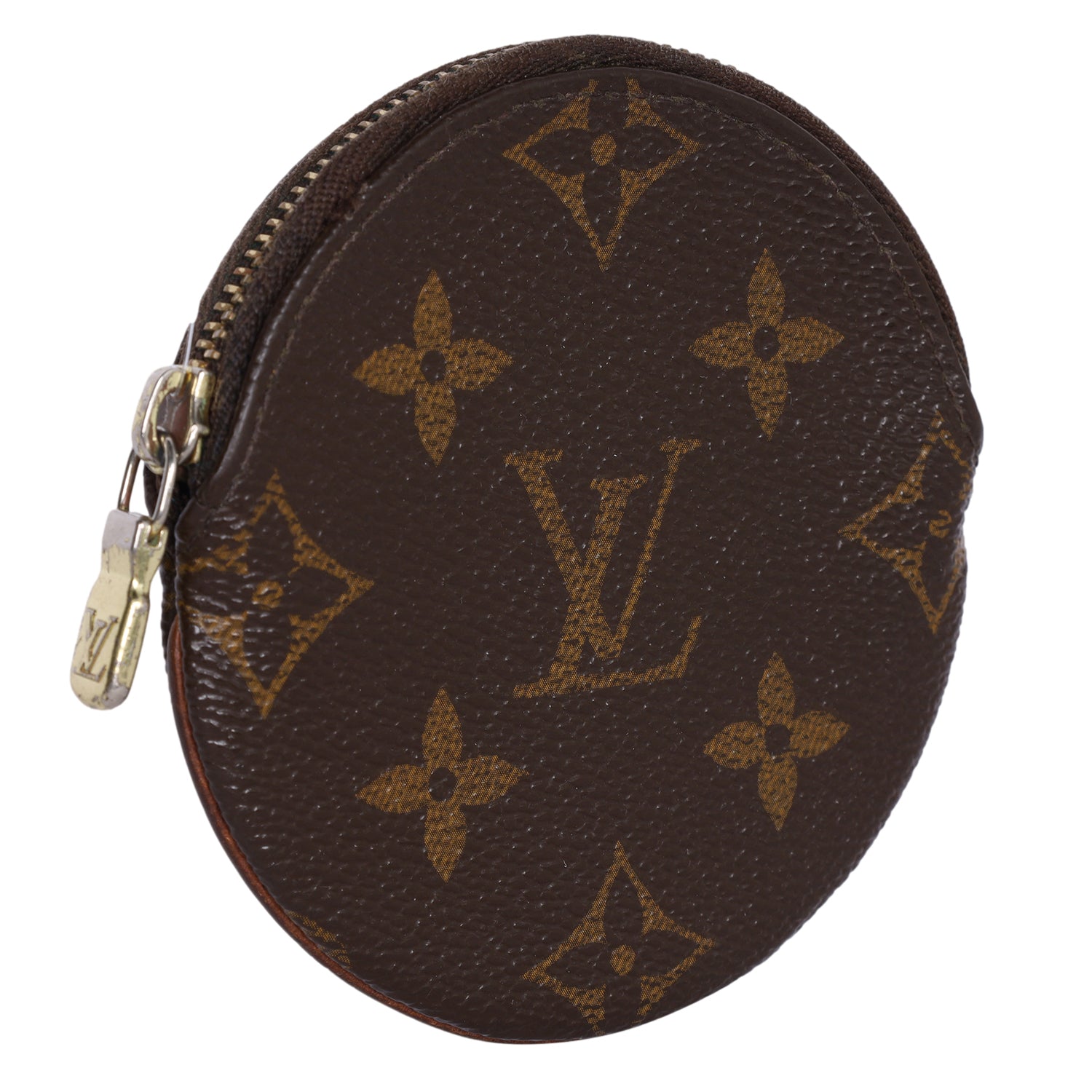 Monogram Round Coin Purse Wallet (Authentic Pre-Owned)