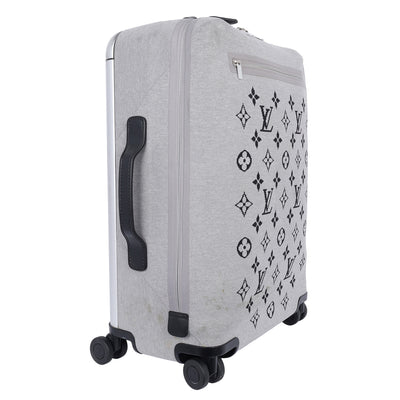 Knit Monogram Horizon Soft 55 Suitcase Roller Grey