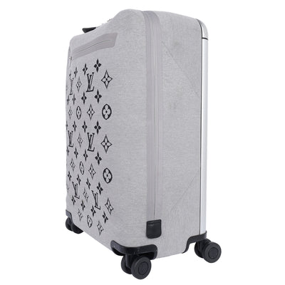 Knit Monogram Horizon Soft 55 Suitcase Roller Grey