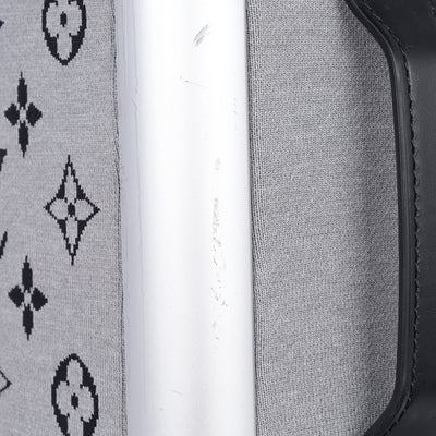 Knit Monogram Horizon Soft 55 Suitcase Roller Grey