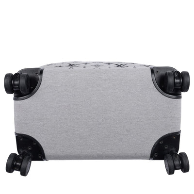 Knit Monogram Horizon Soft 55 Suitcase Roller Grey