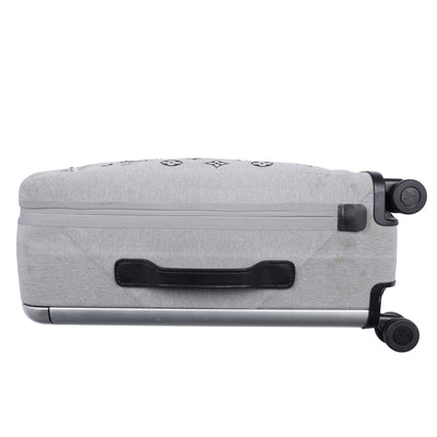 Knit Monogram Horizon Soft 55 Suitcase Roller Grey