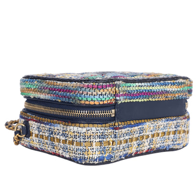 Tweed Snakeskin Vanity Case