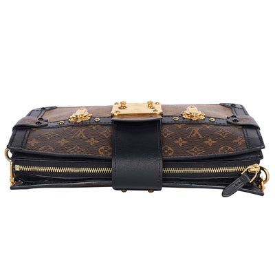 Reverse Monogram Trunk Clutch