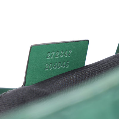 Green Guccissima Leather Slim Tote Bag