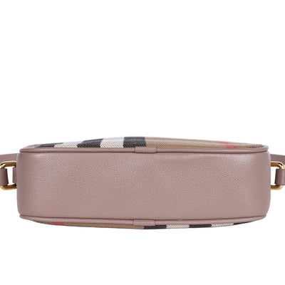 Calfskin House Check Camera Bag