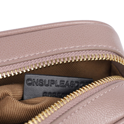 Calfskin House Check Camera Bag