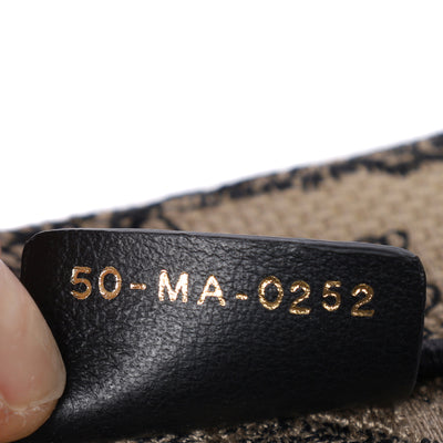 Book Tote Embroidered Canvas Medium