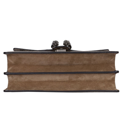 GG Supreme Monogram Bee Embroidered Shoulder Bag