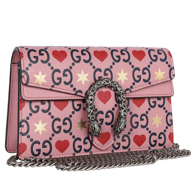 Calfskin Valentine's Day Exclusive Super Mini Dionysus Shoulder Bag