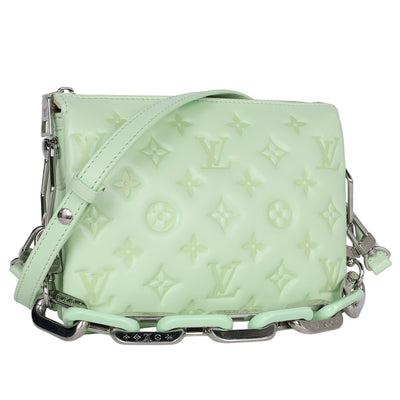Lambskin Embossed Monogram Coussin BB