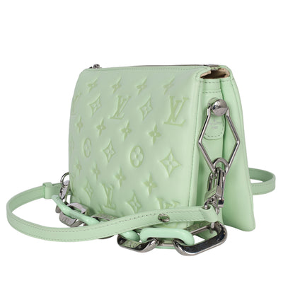 Lambskin Embossed Monogram Coussin BB