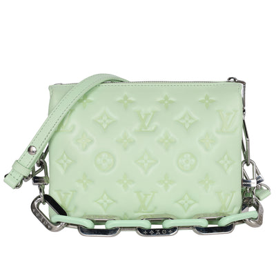 Lambskin Embossed Monogram Coussin BB