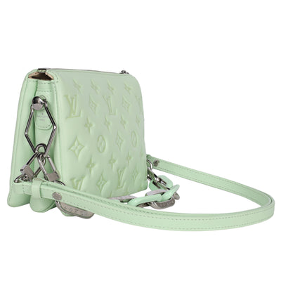 Lambskin Embossed Monogram Coussin BB