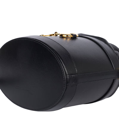 Azalea Sakai Calfskin Horsebit 1955 Drawstring Bucket Bag