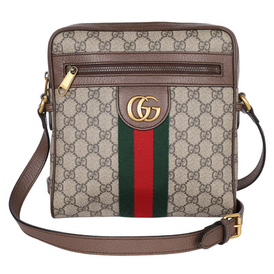 GG Supreme Monogram Web Ophidia Messenger Bag