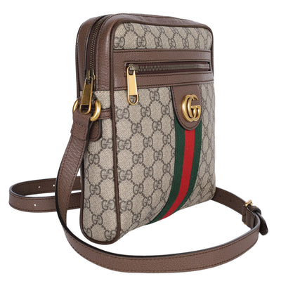 GG Supreme Monogram Web Ophidia Messenger Bag