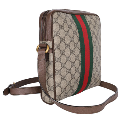 GG Supreme Monogram Web Ophidia Messenger Bag