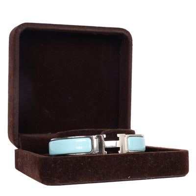 Enamel Narrow Clic H Bracelet