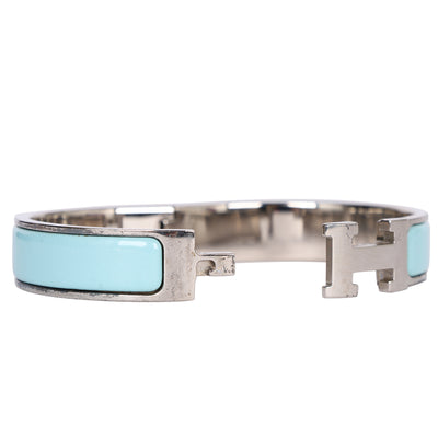 Enamel Narrow Clic H Bracelet