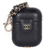 Lambskin Quilted Airpods Pro Case With Chain