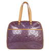 Monogram Patent Leather Sutton Weekend Travel Bag Purple (Authentic Pre-Owned)