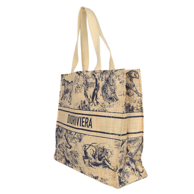 Straw Dioriviera Tote