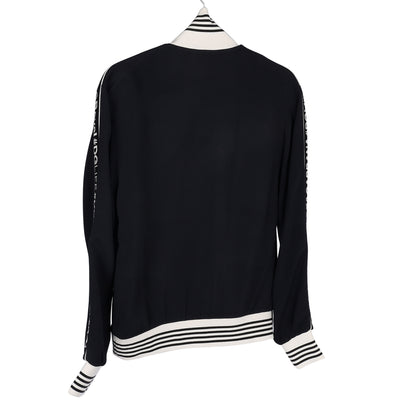 Embellished Cady Zip Sweat Jacket