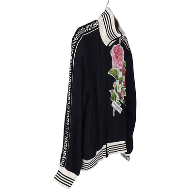 Embellished Cady Zip Sweat Jacket