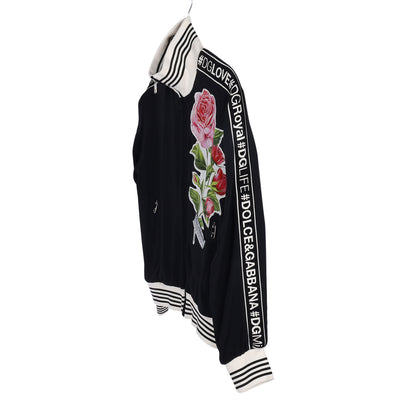 Embellished Cady Zip Sweat Jacket