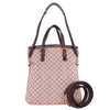 Cherry Monogram Mini Lin Francoise Shoulder Bag (Authentic Pre-Owned)