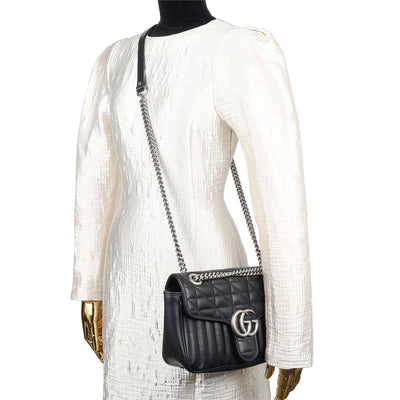 Calfskin Matelasse Aria GG Marmont Shoulder Bag