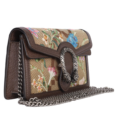 Monogram Jumbo GG Textured Dollar Calfskin Embroidered Super Mini Dionysus