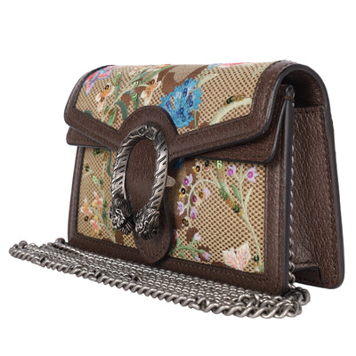 Monogram Jumbo GG Textured Dollar Calfskin Embroidered Super Mini Dionysus